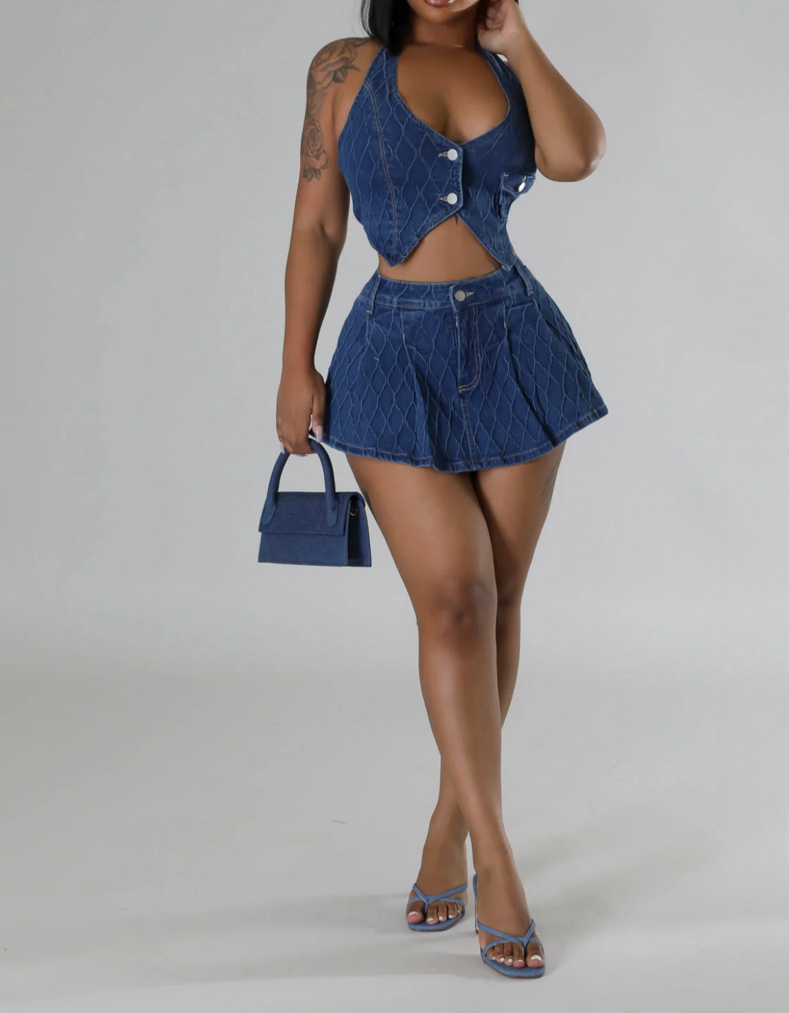 Caught In The Act Skort Set