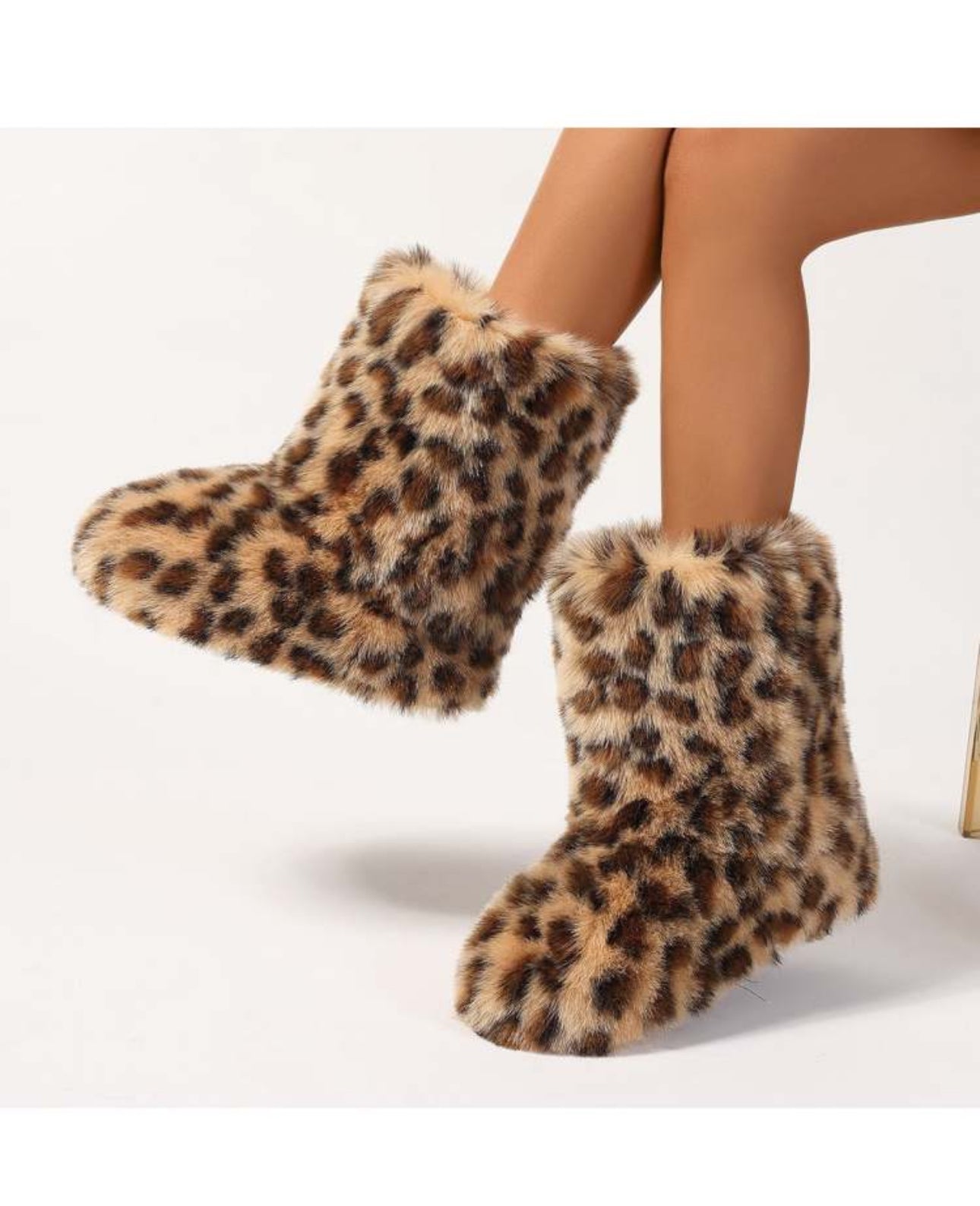 Fluff Round Toe Snow Boots