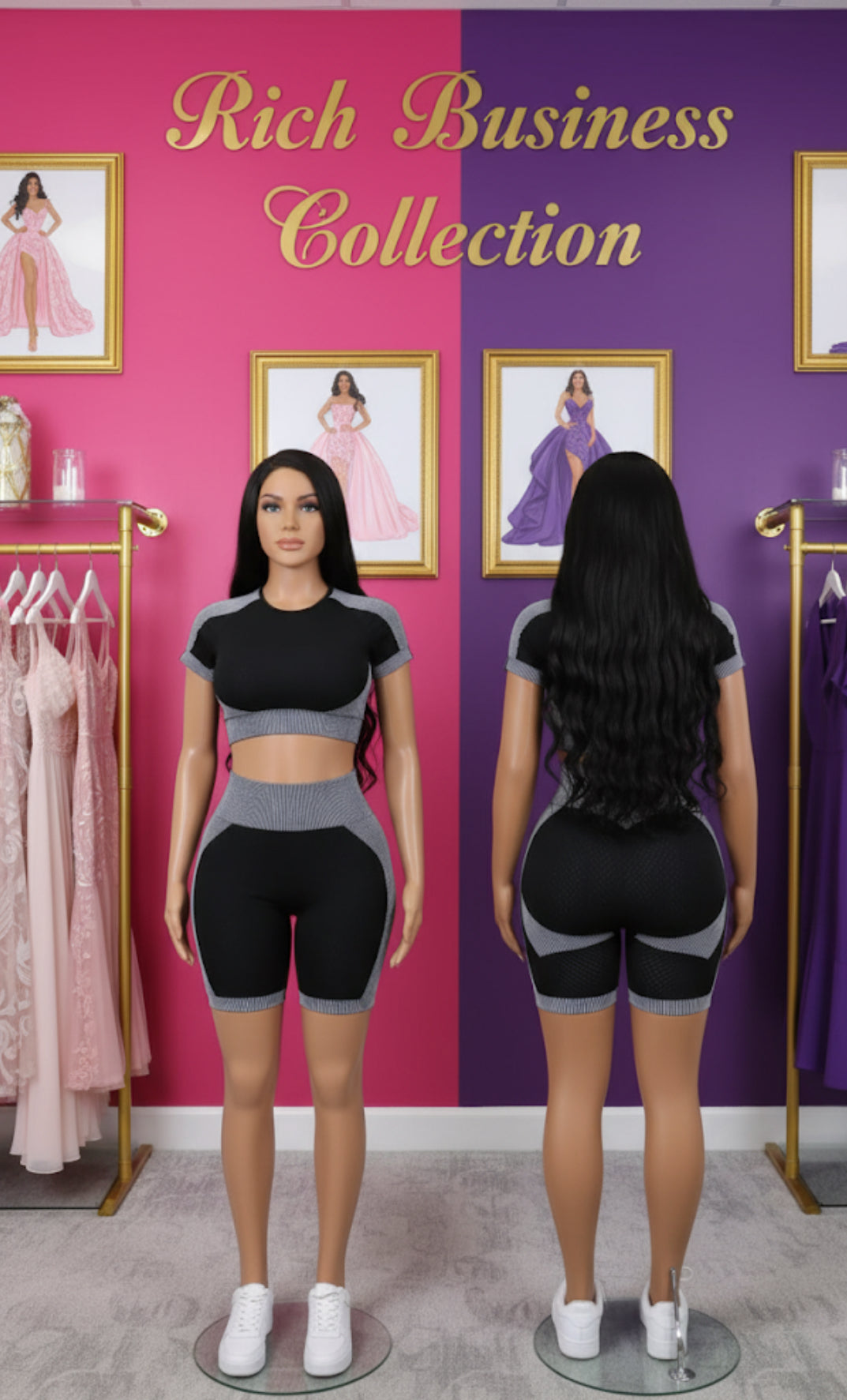 Shawty Active short set