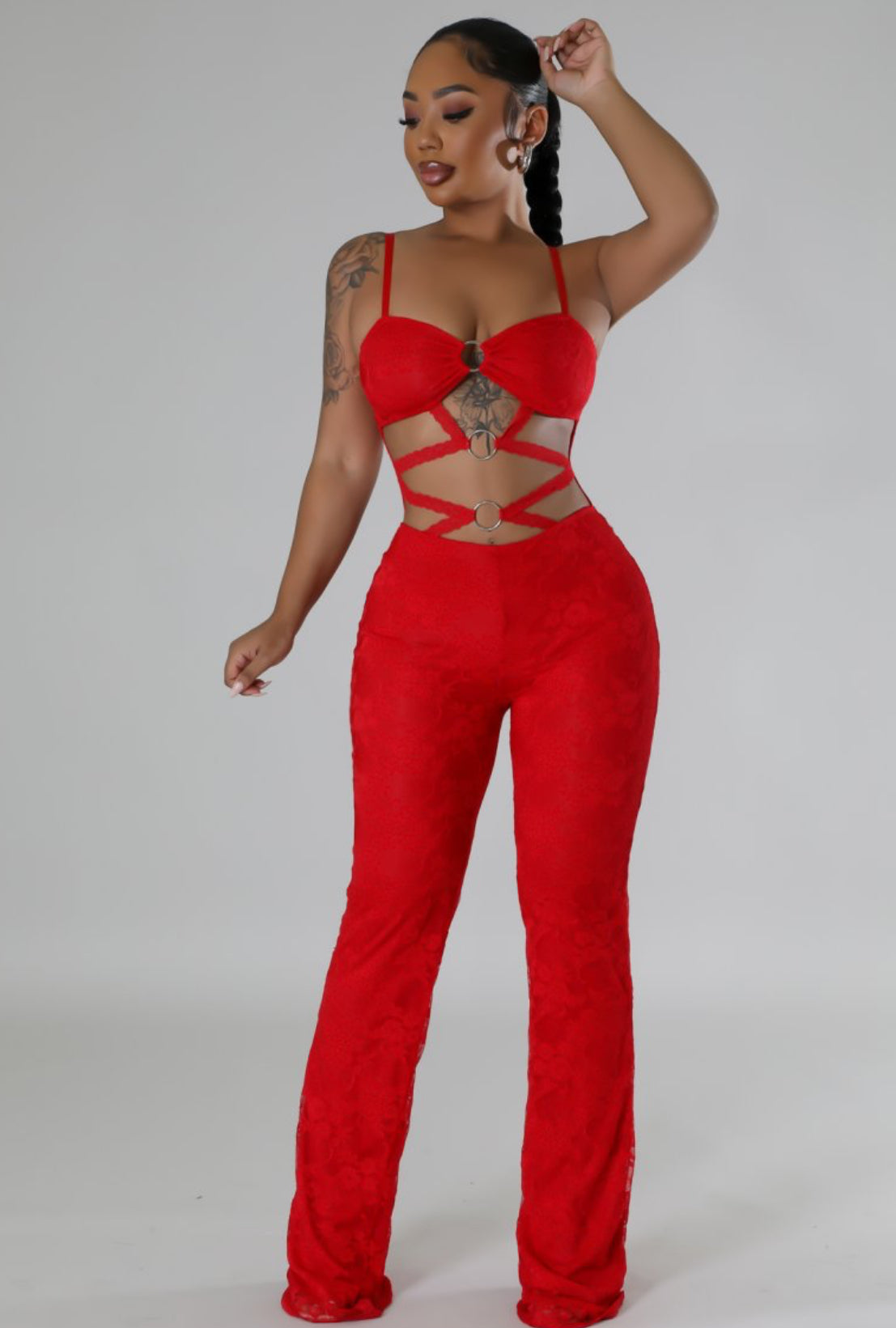 Modern romance jumpsuit