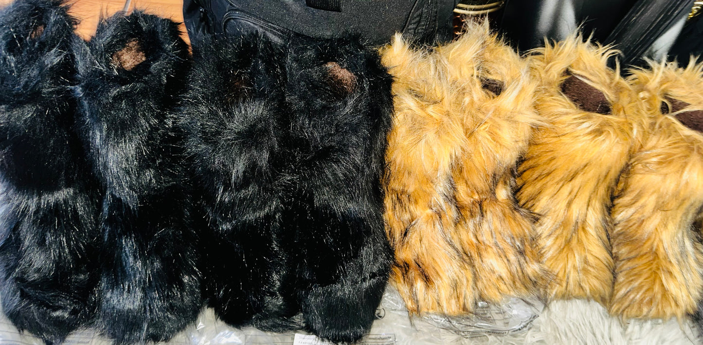 Fluff Round Toe Snow Boots