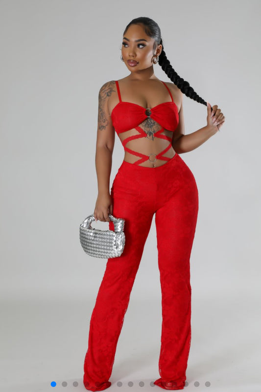 Modern romance jumpsuit