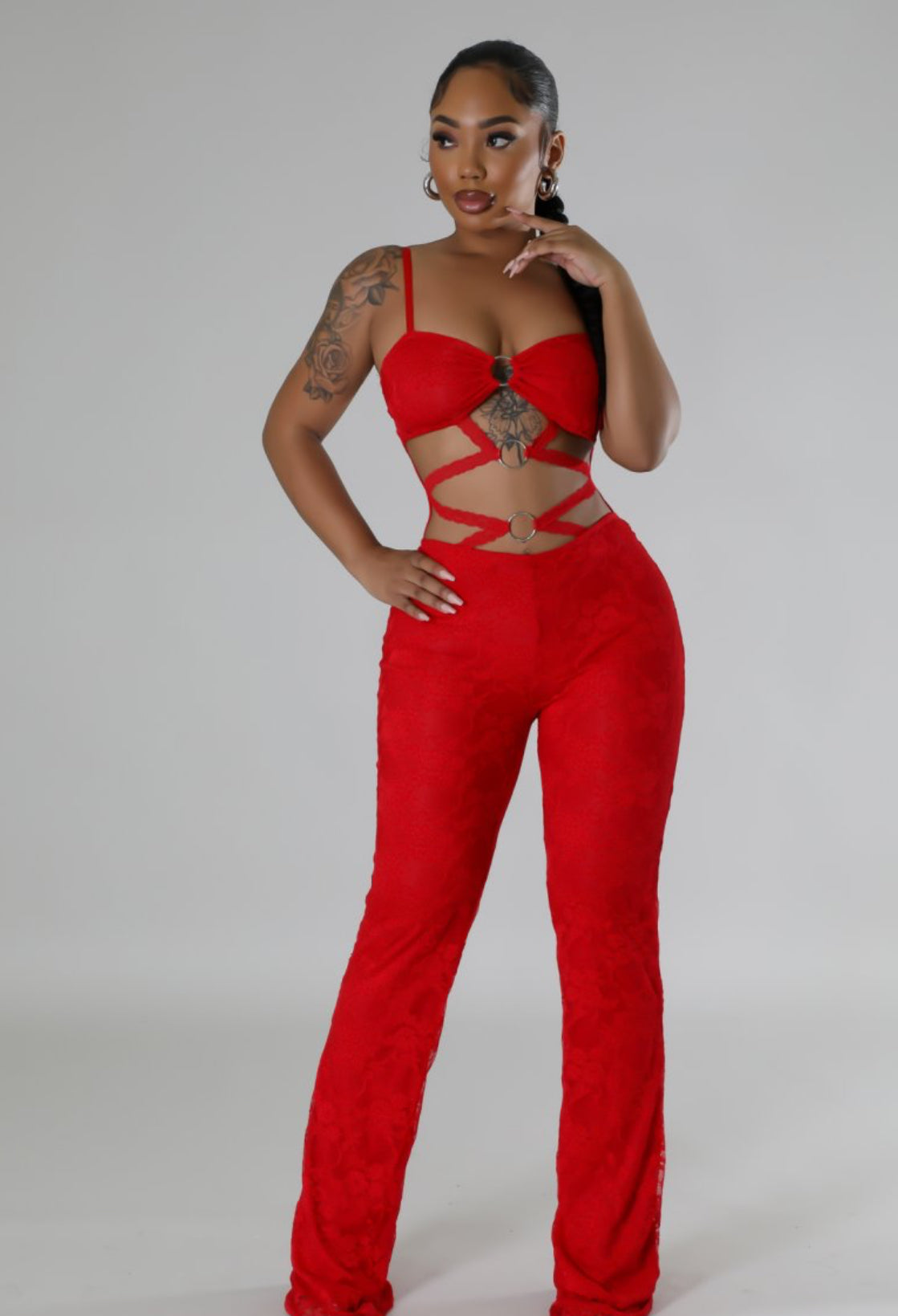 Modern romance jumpsuit