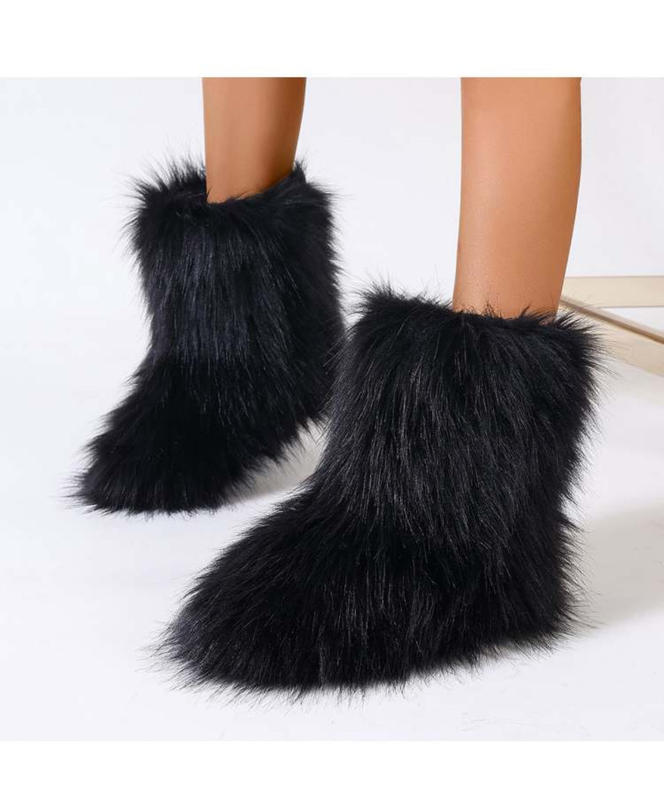 Fluff Round Toe Snow Boots